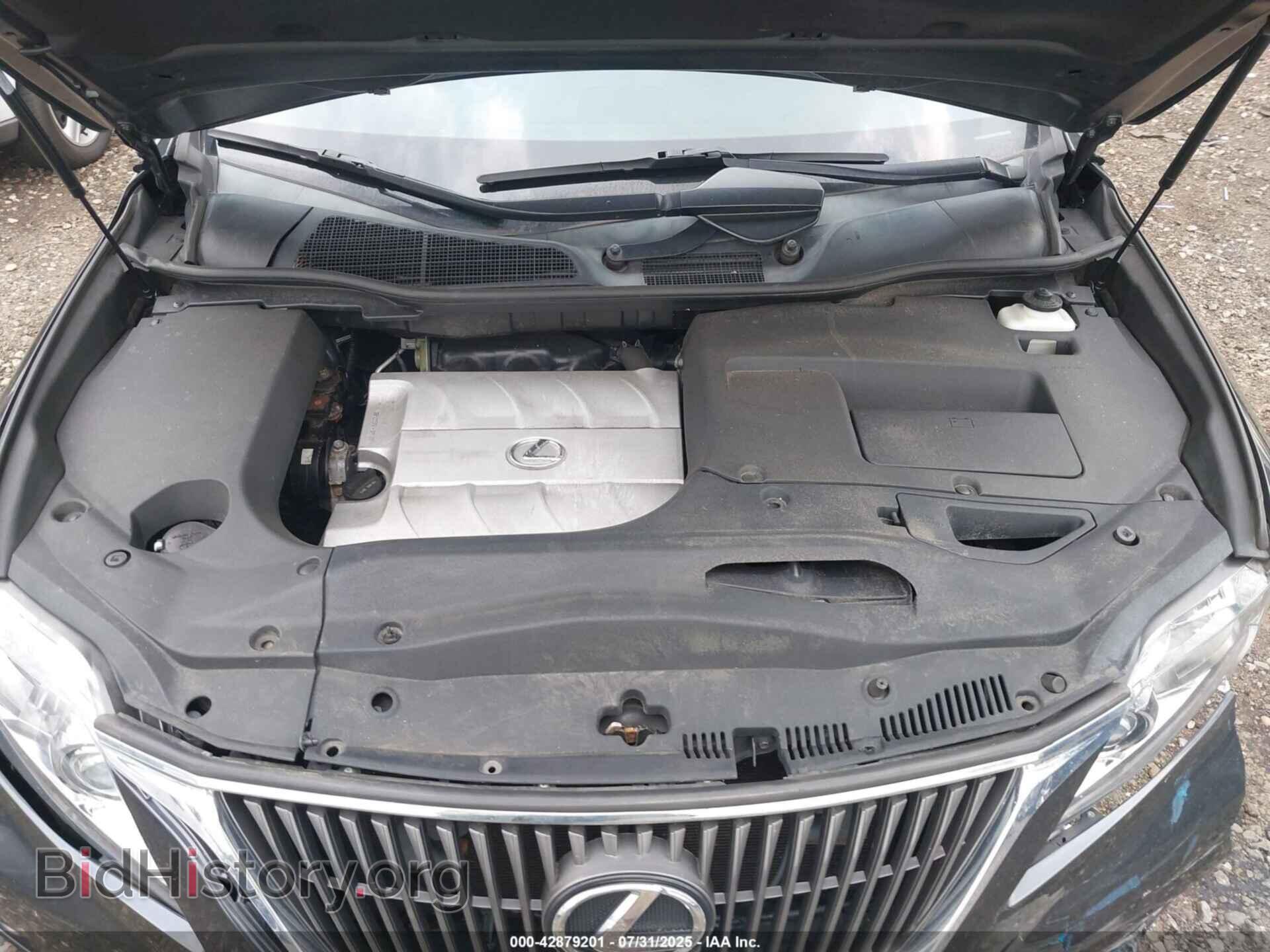 2011 LEXUS RX 350 - VIN: 2T2BK1BA8BC120759 - Фото 10