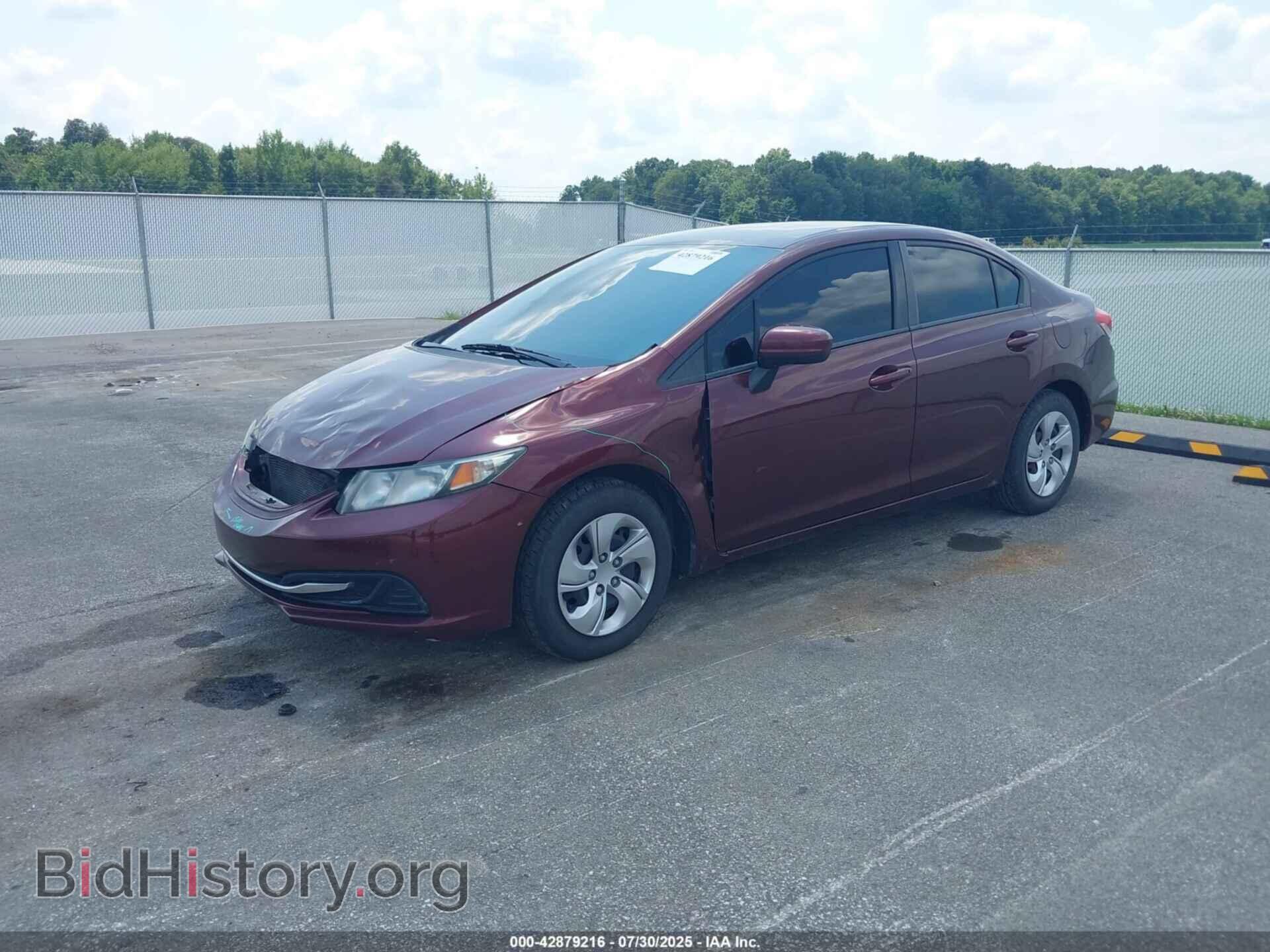 2014 HONDA CIVIC - VIN: 19XFB2E5XEE039133 - Фото 2