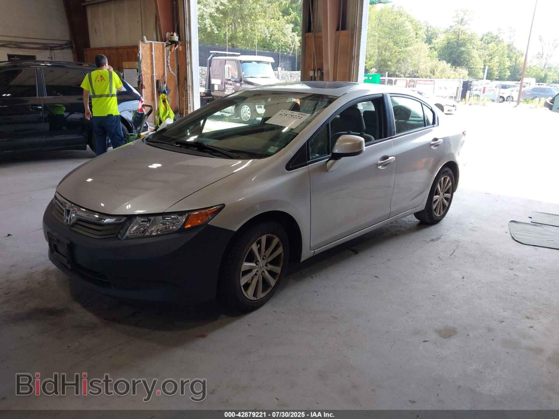 2012 HONDA CIVIC - VIN: 2HGFB2F81CH608835 - Фото 2