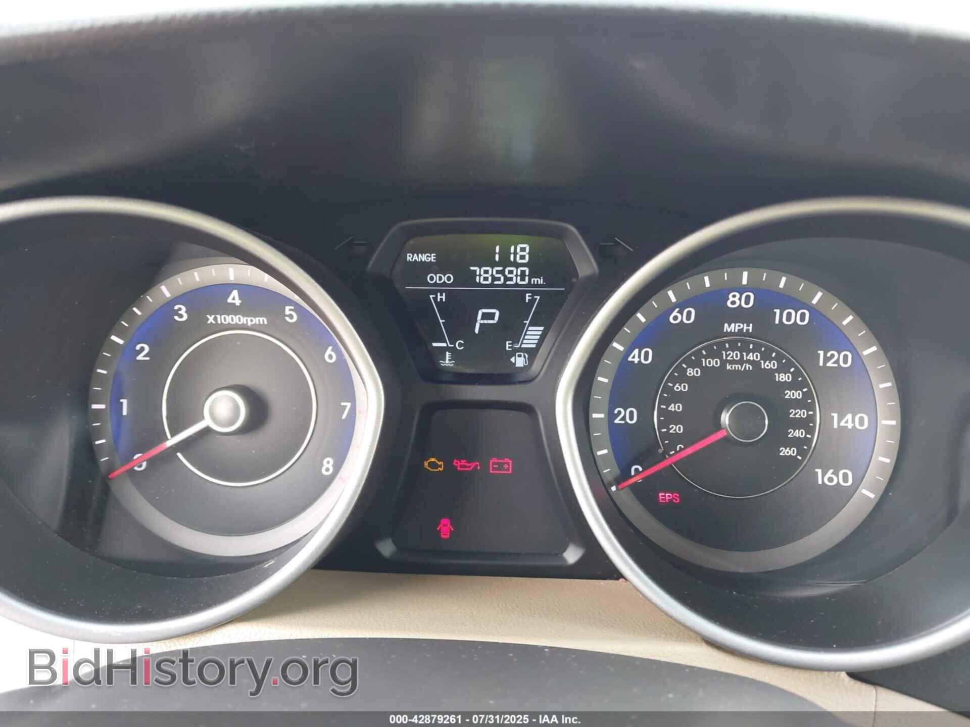 2013 HYUNDAI ELANTRA - VIN: KMHDH4AE6DU718836 - Фото 7