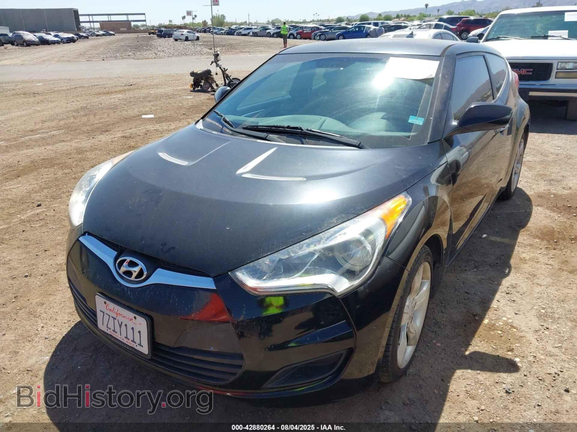 2012 HYUNDAI VELOSTER - VIN: KMHTC6AD3CU046570 - Фото 2
