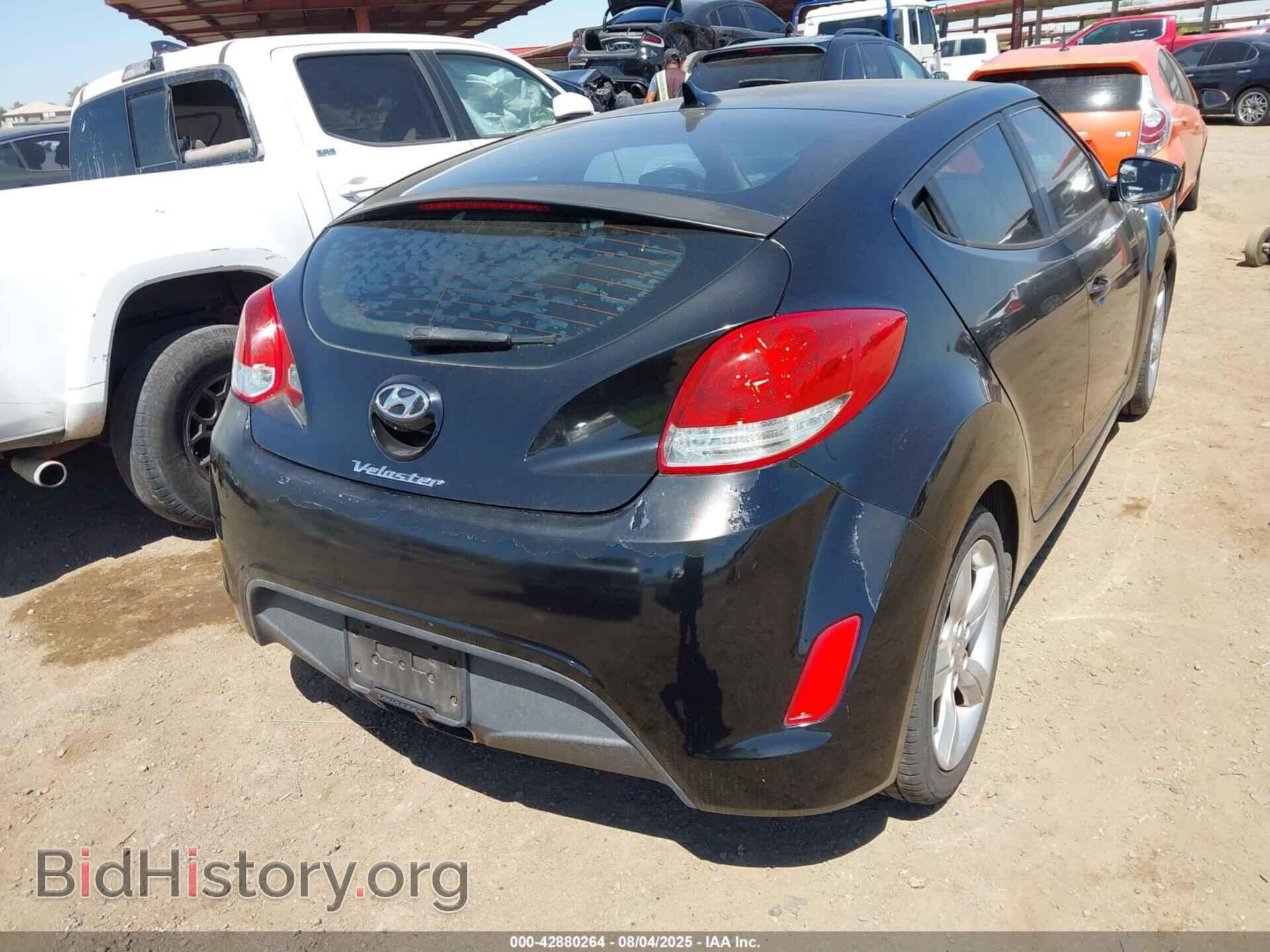 2012 HYUNDAI VELOSTER - VIN: KMHTC6AD3CU046570 - Фото 4