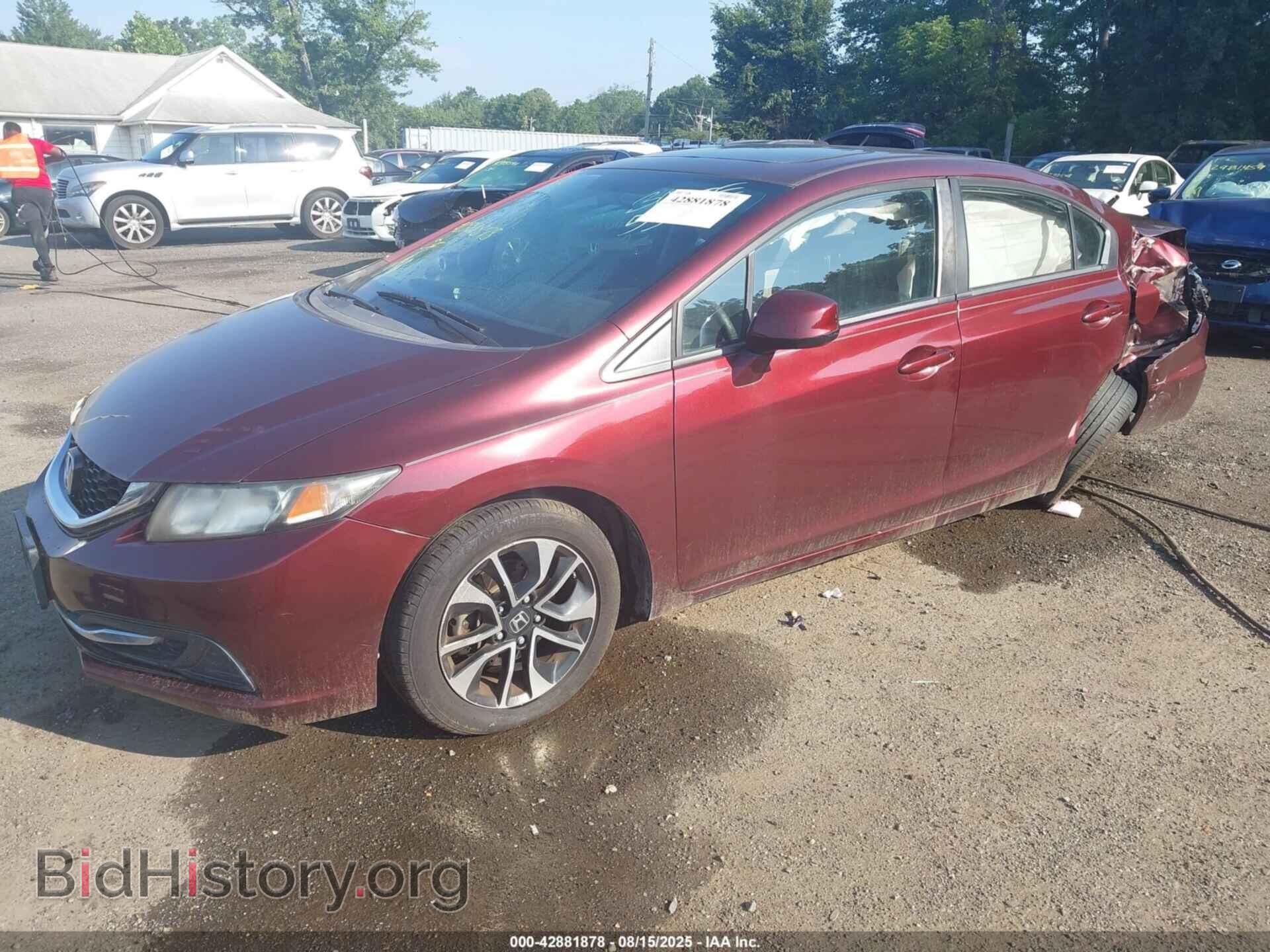 2013 HONDA CIVIC - VIN: 19XFB2F85DE225525 - Фото 2
