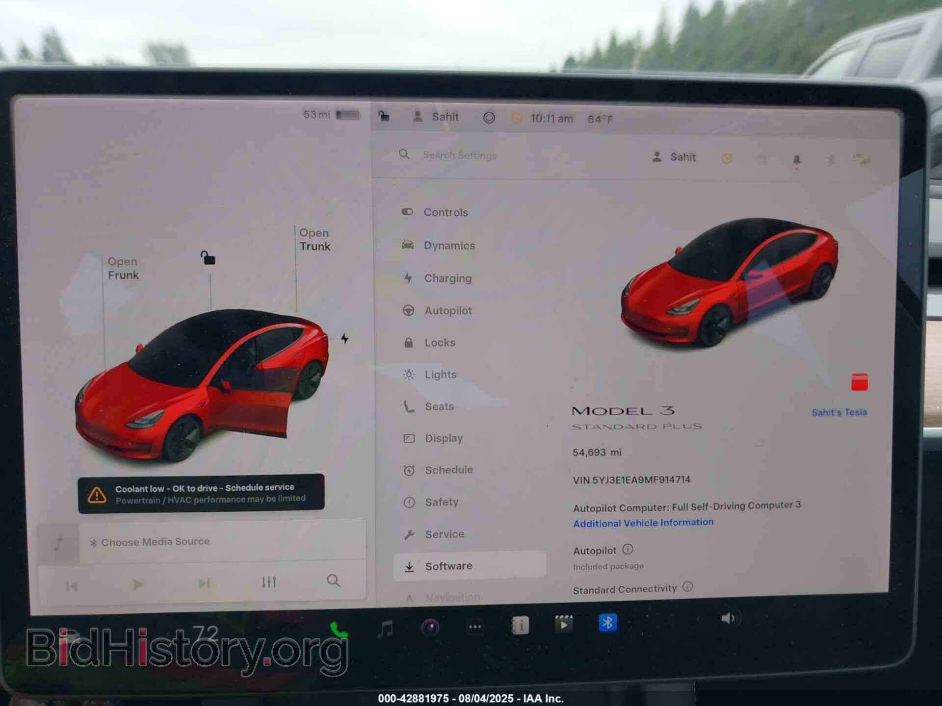 2021 TESLA MODEL 3 - VIN: 5YJ3E1EA9MF914714 - Photo 7