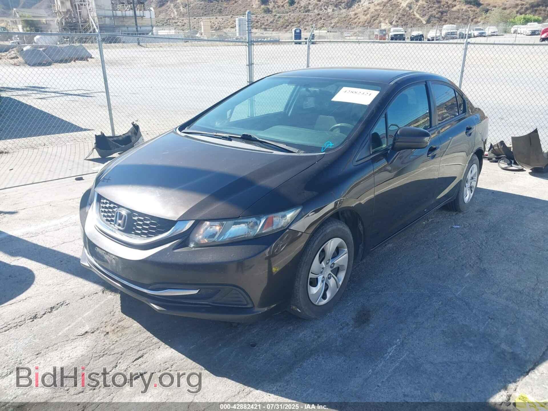 2014 HONDA CIVIC - VIN: 2HGFB2F5XEH548000 - Фото 2