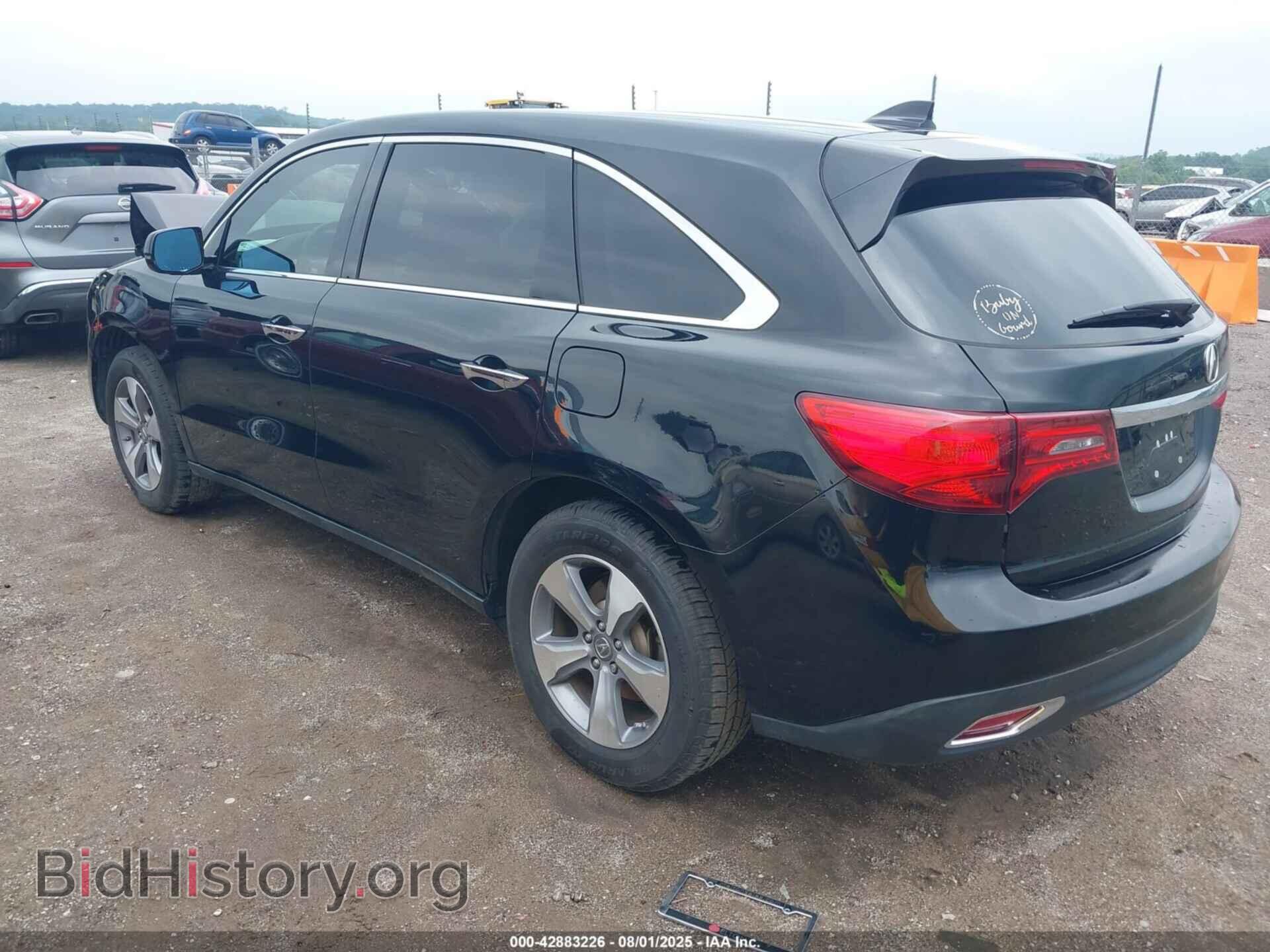 2015 ACURA MDX - VIN: 5FRYD3H29FB007732 - Фото 3