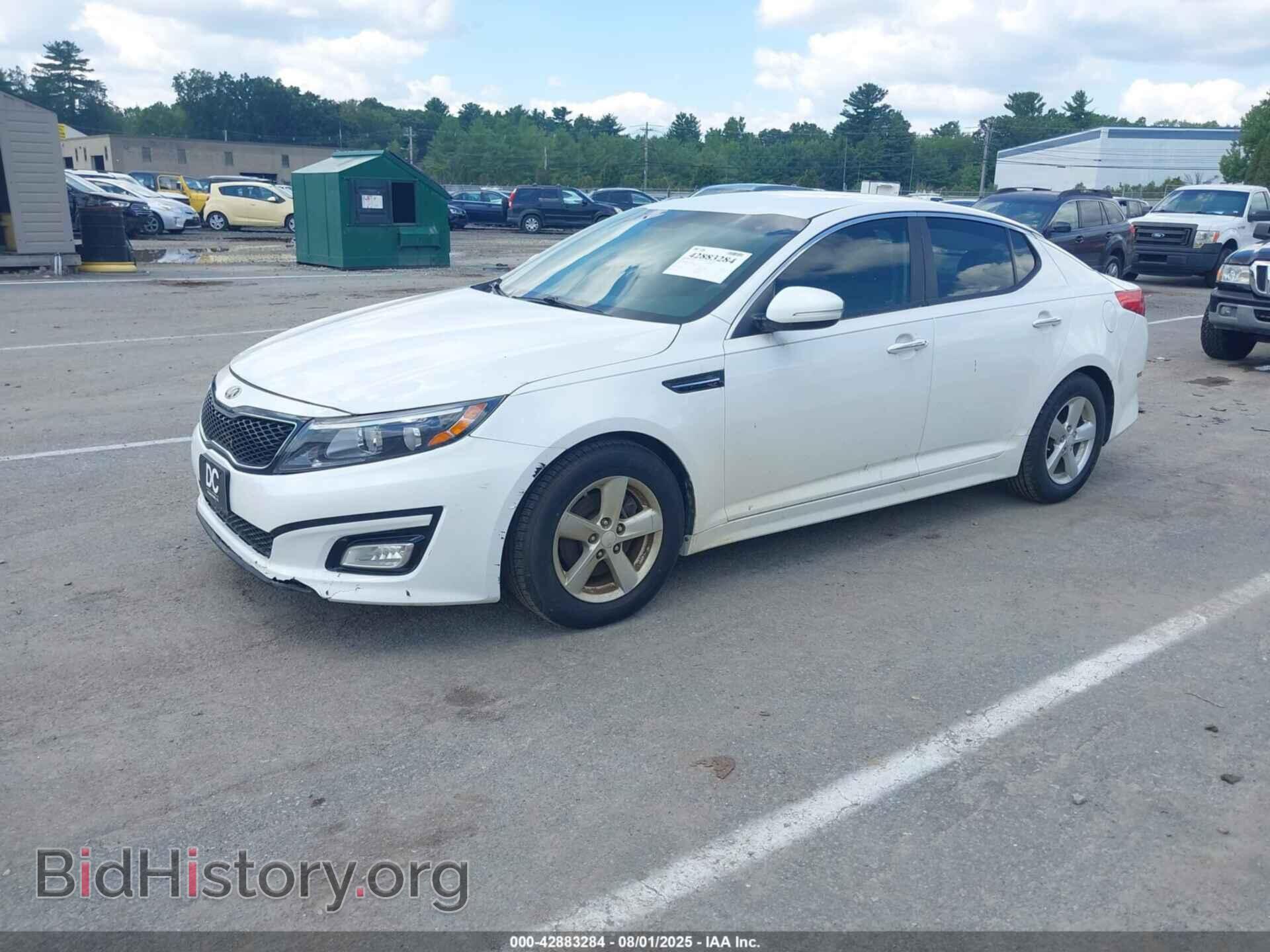 2015 KIA OPTIMA - VIN: KNAGM4A76F5655830 - Фото 2
