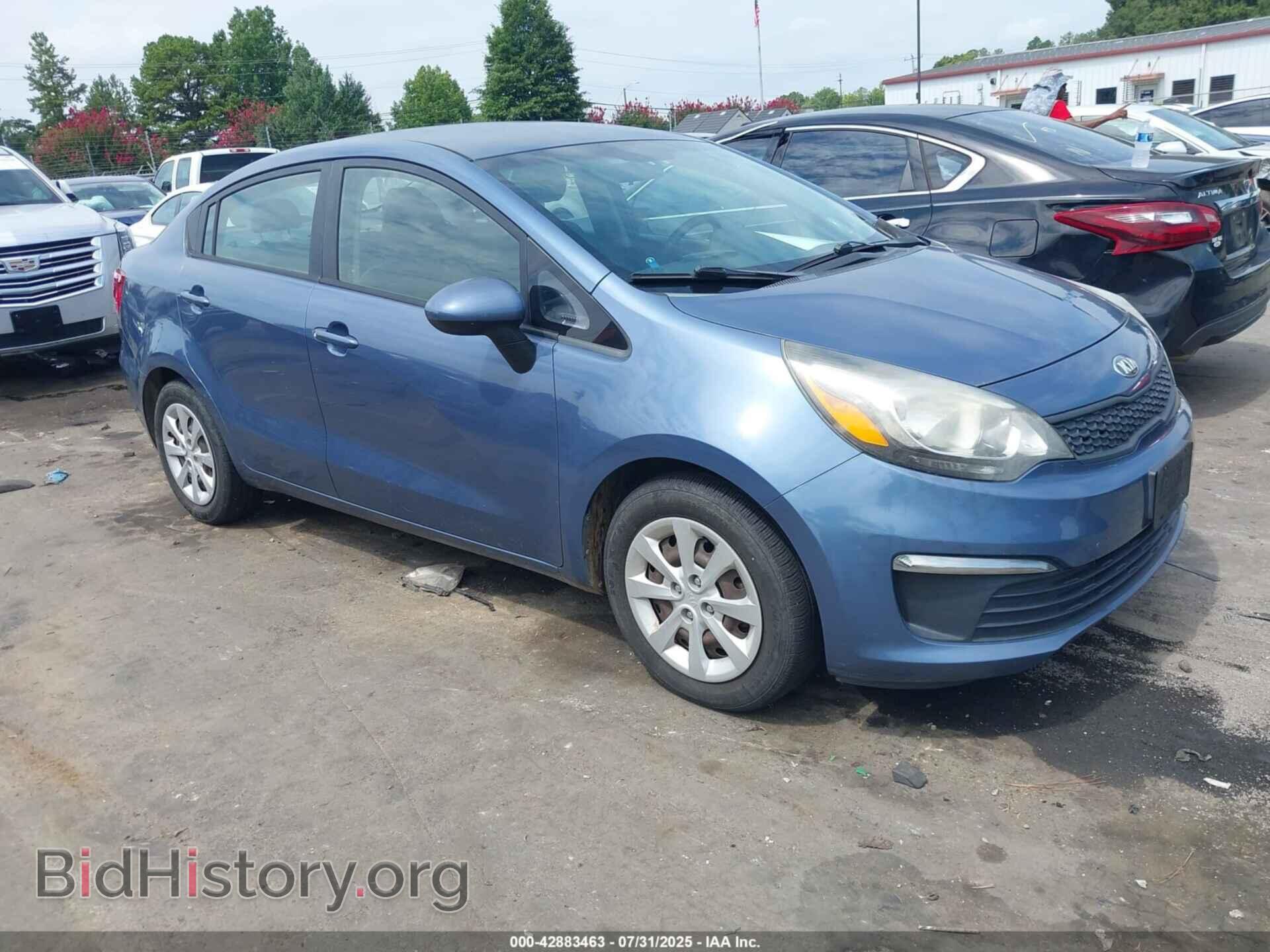Фотография KNADM4A3XG6598043 - KIA RIO 2016