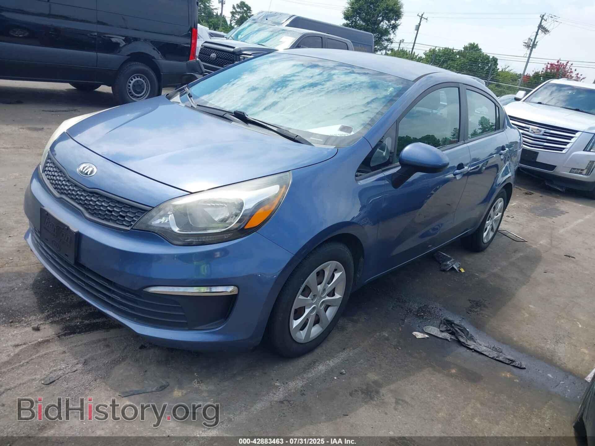 2016 KIA RIO - VIN: KNADM4A3XG6598043 - Фото 2