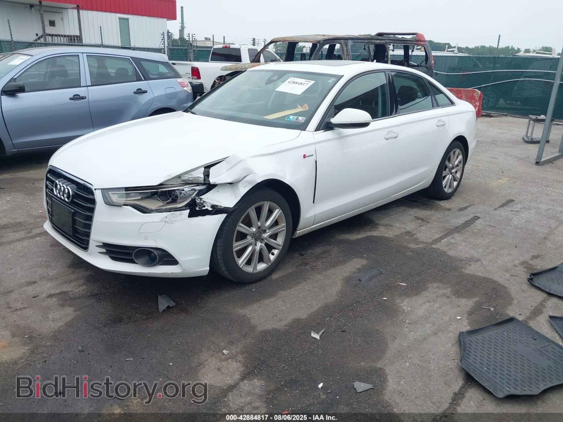 2013 AUDI A6 - VIN: WAUGGAFC7DN043466 - Фото 2