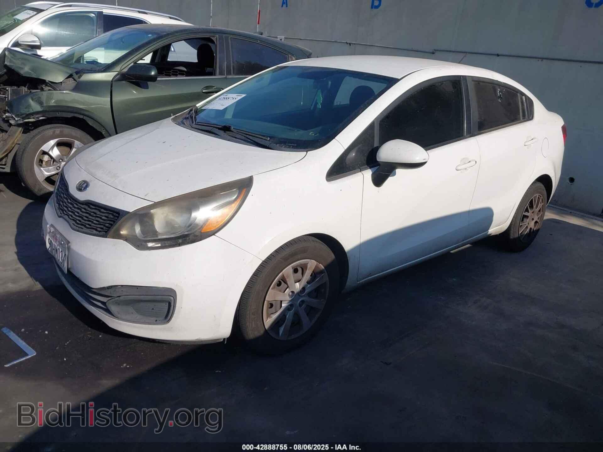 2013 KIA RIO - VIN: KNADM4A34D6154829 - Фото 2