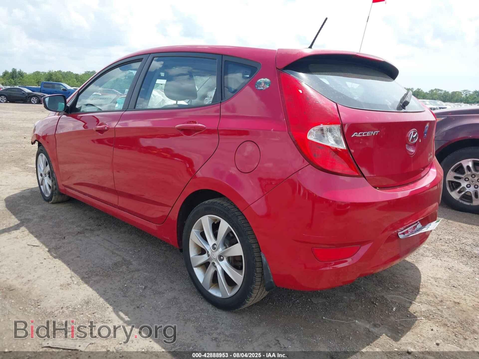 2013 HYUNDAI ACCENT - VIN: KMHCU5AE2DU078105 - Фото 3