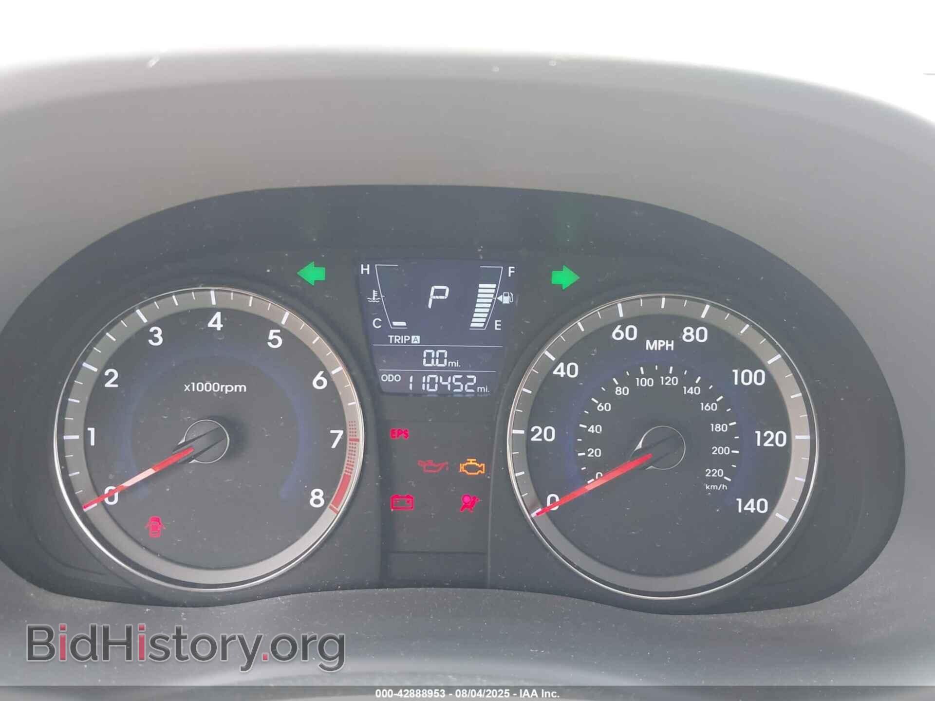 2013 HYUNDAI ACCENT - VIN: KMHCU5AE2DU078105 - Фото 7