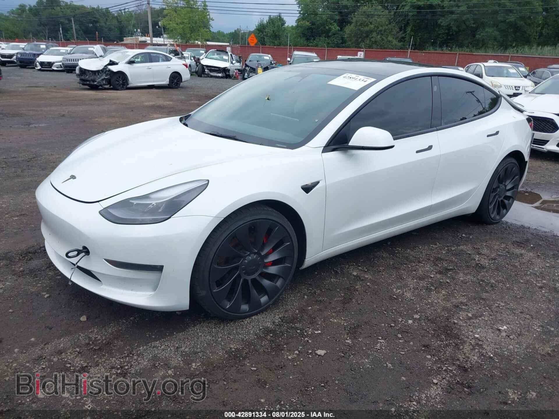 2023 TESLA MODEL 3 - VIN: 5YJ3E1EC3PF596742 - Фото 2