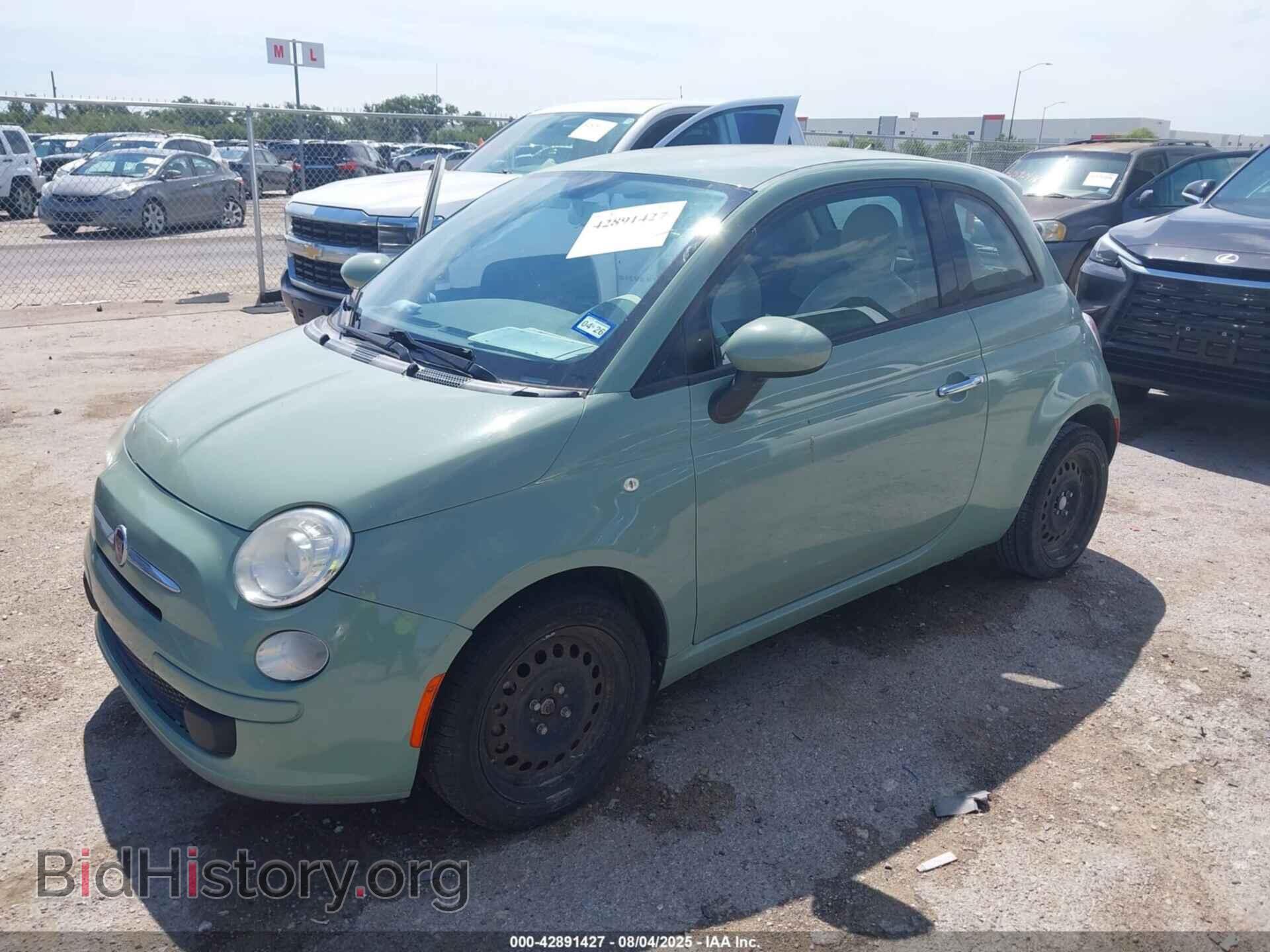 2013 FIAT 500 - VIN: 3C3CFFAR2DT747480 - Photo 2