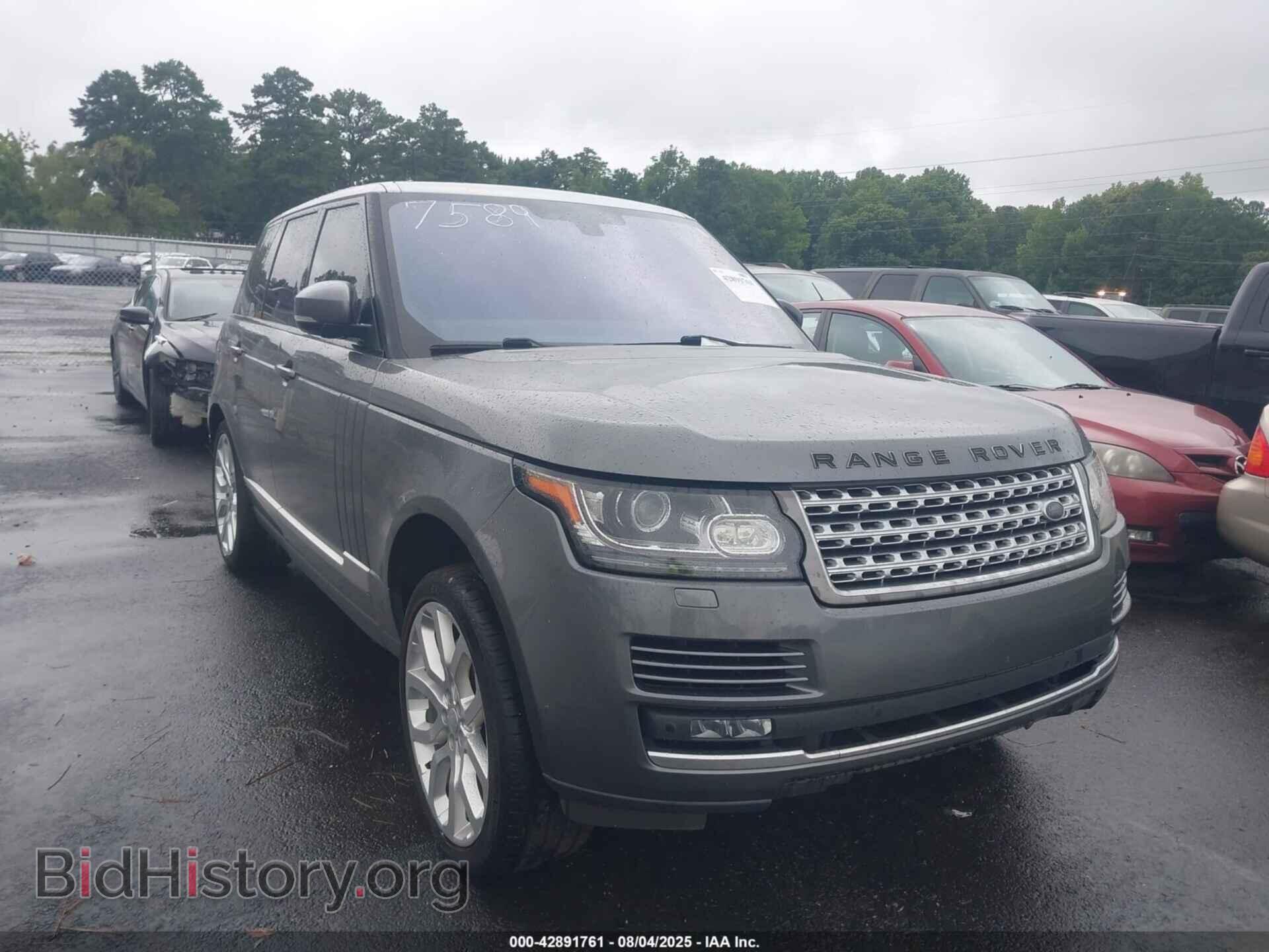 Photo SALGS2EF3GA317589 - LAND ROVER RANGE ROVER 2016