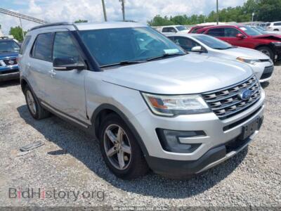2017 Ford EXPLORER XLT, silver — VIN 1FM5K8D8XHGE31622, IAAI