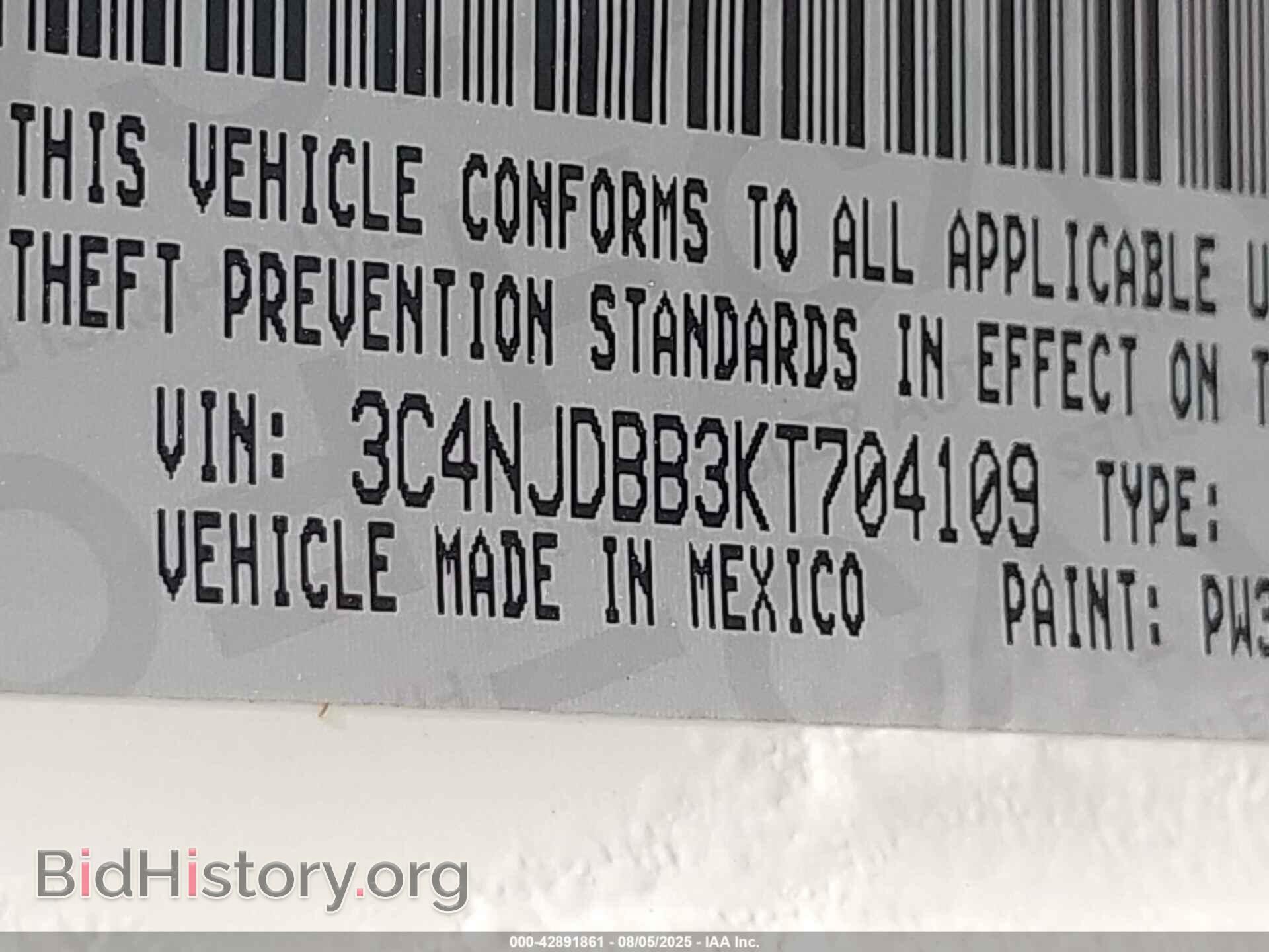 2019 JEEP COMPASS - VIN: 3C4NJDBB3KT704109 - Photo 9