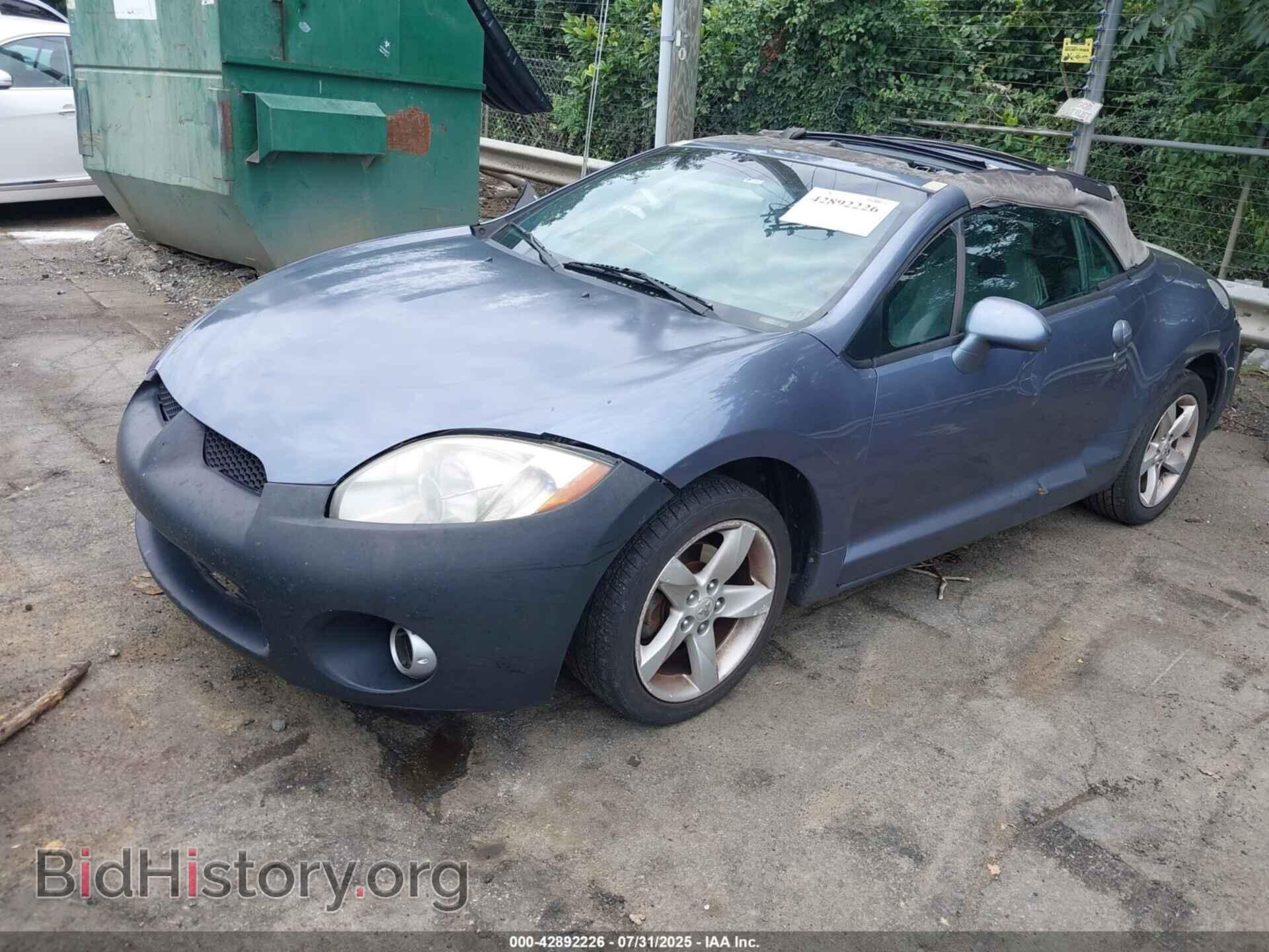 2007 MITSUBISHI ECLIPSE SPYDER - VIN: 4A3AL25F17E043194 - Фото 2
