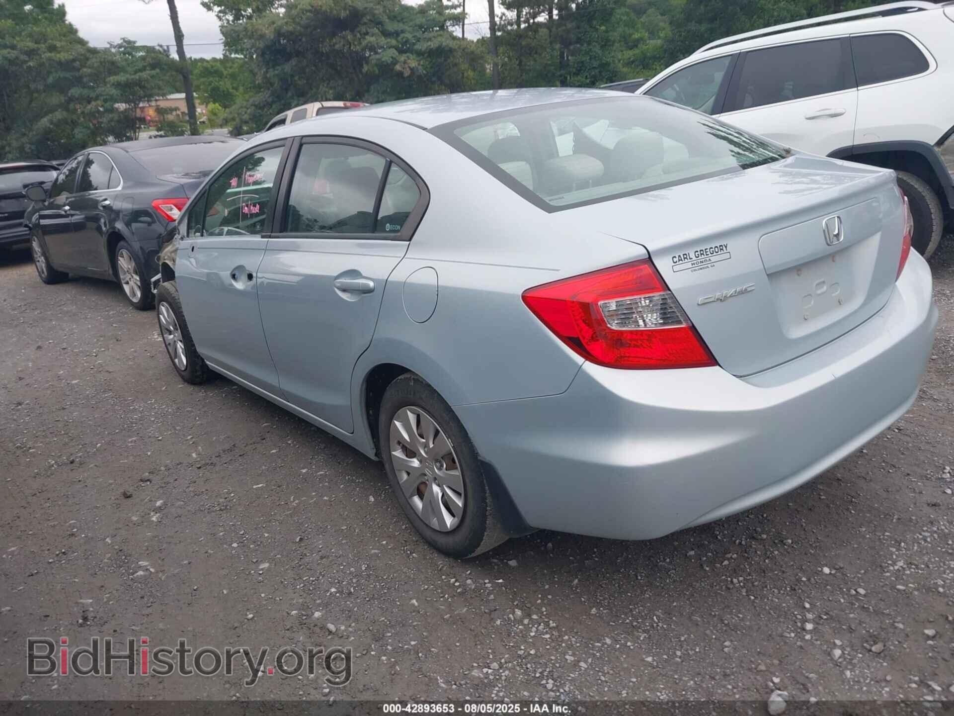 2012 HONDA CIVIC - VIN: 2HGFB2F52CH590139 - Фото 3