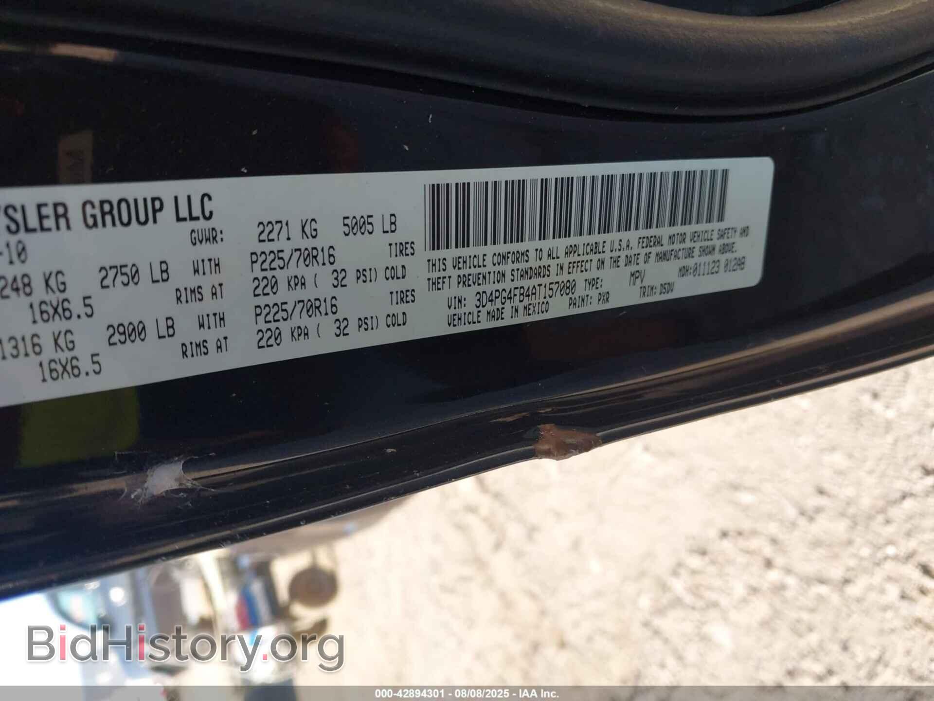 2010 DODGE JOURNEY - VIN: 3D4PG4FB4AT157080 - Фото 9
