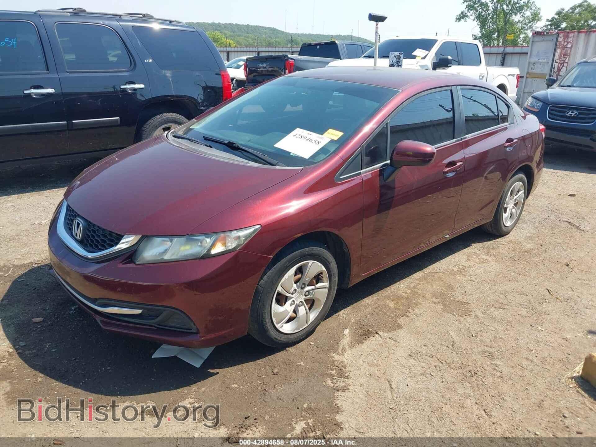 2014 HONDA CIVIC - VIN: 19XFB2F59EE052485 - Фото 2