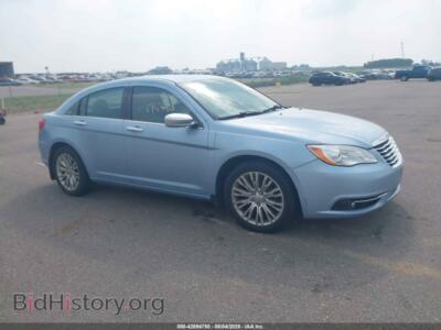 2013 Chrysler 200 Limited, blue — VIN 1C3CCBCG9DN543434, IAAI
