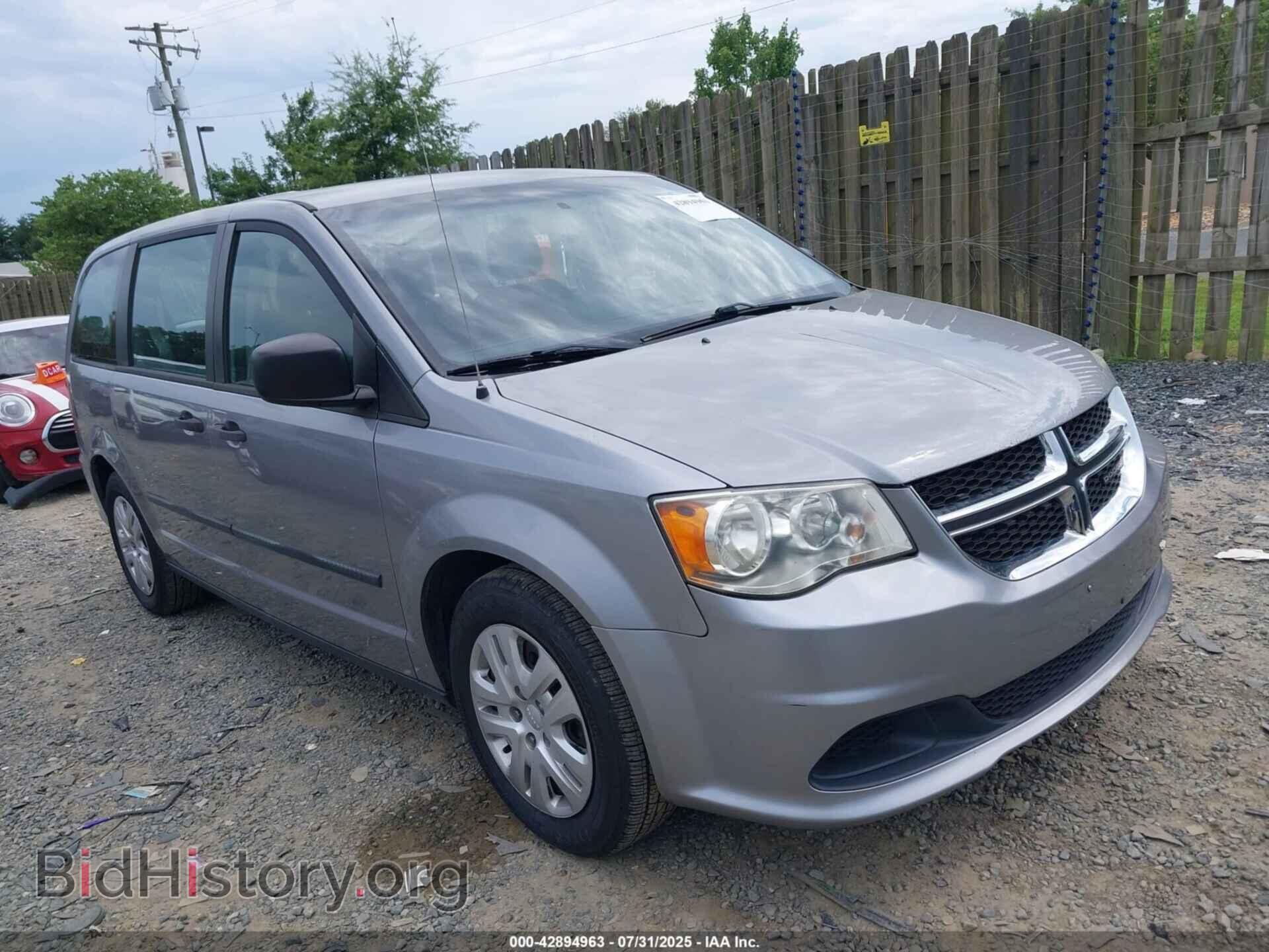 Фотография 2C4RDGBG7GR176607 - DODGE GRAND CARAVAN 2016