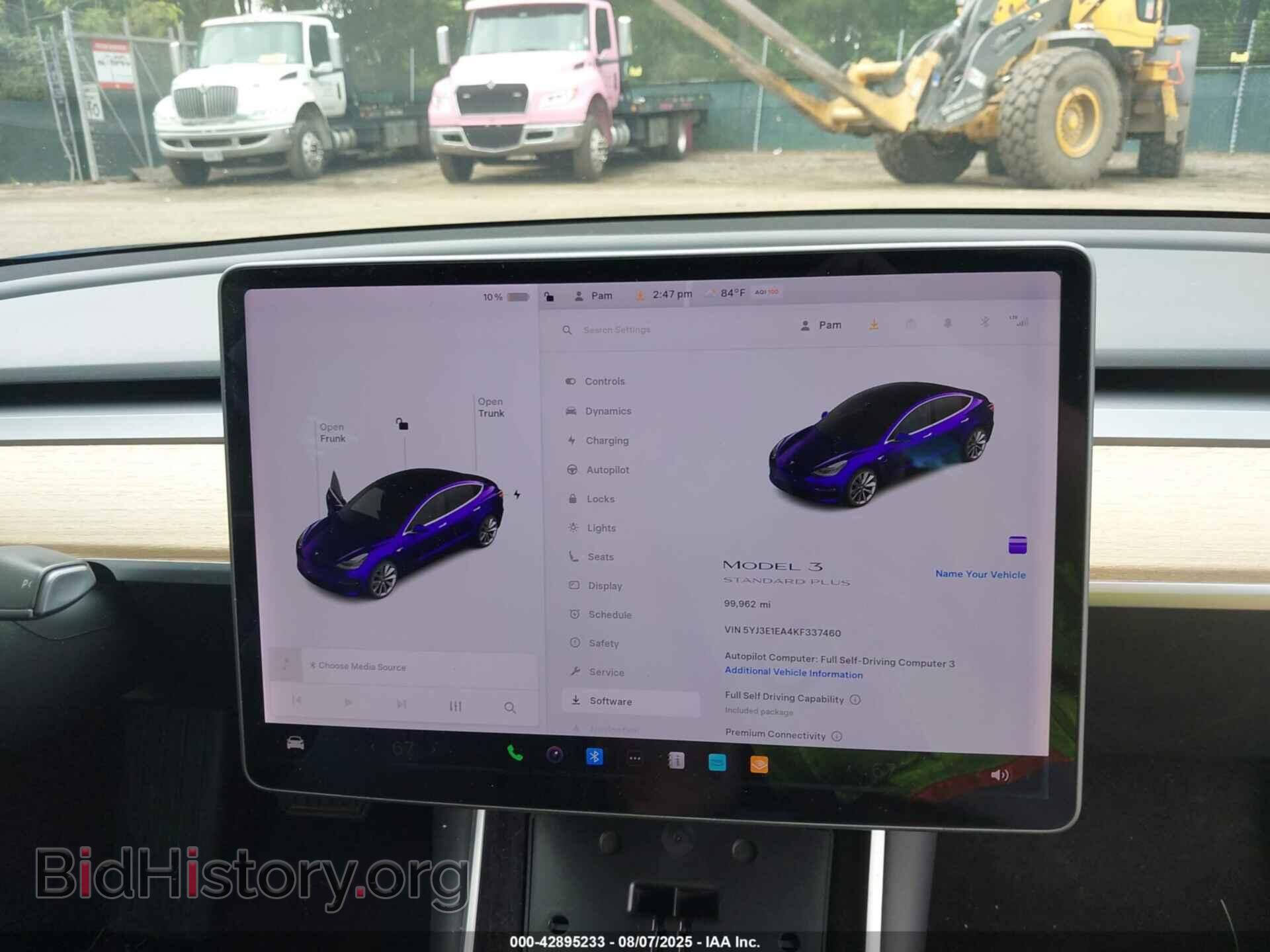 2019 TESLA MODEL 3 - VIN: 5YJ3E1EA4KF337460 - Фото 18