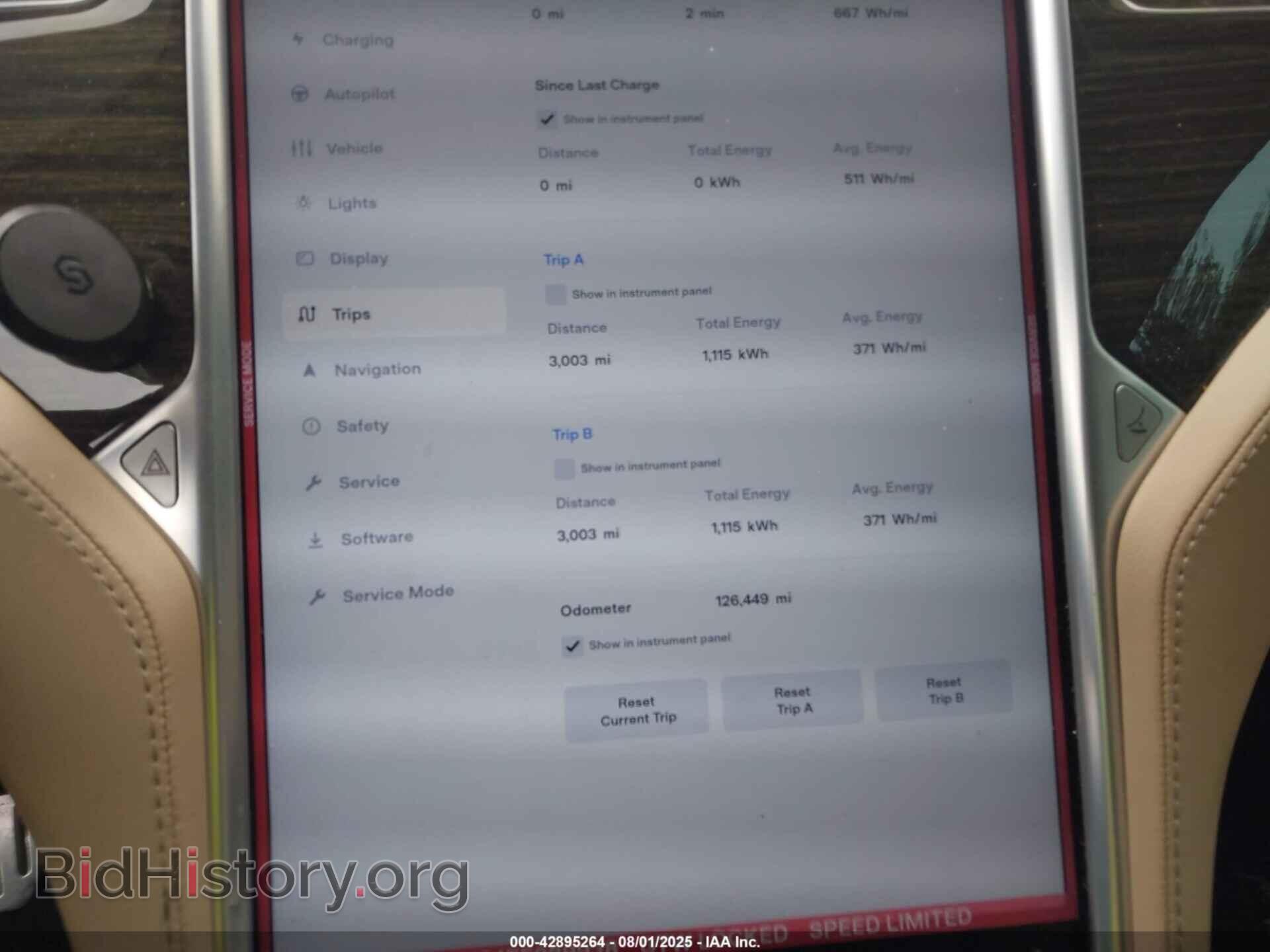 2015 TESLA MODEL S - VIN: 5YJSA1H24FF089938 - Photo 7