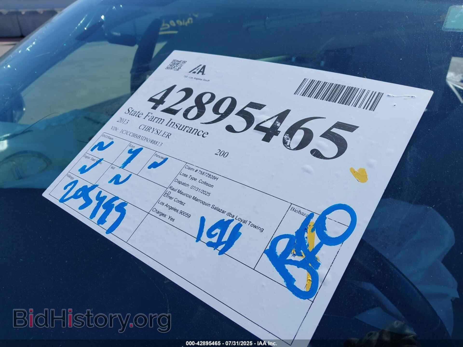 2013 CHRYSLER 200 - VIN: 1C3CCBBB3DN588813 - Фото 17