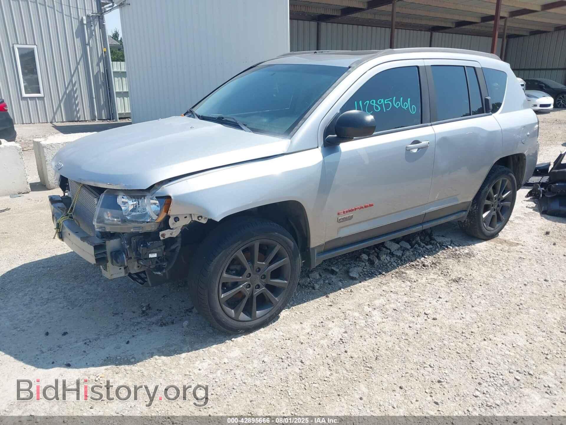 2016 JEEP COMPASS - VIN: 1C4NJCBB3GD804105 - Фото 2