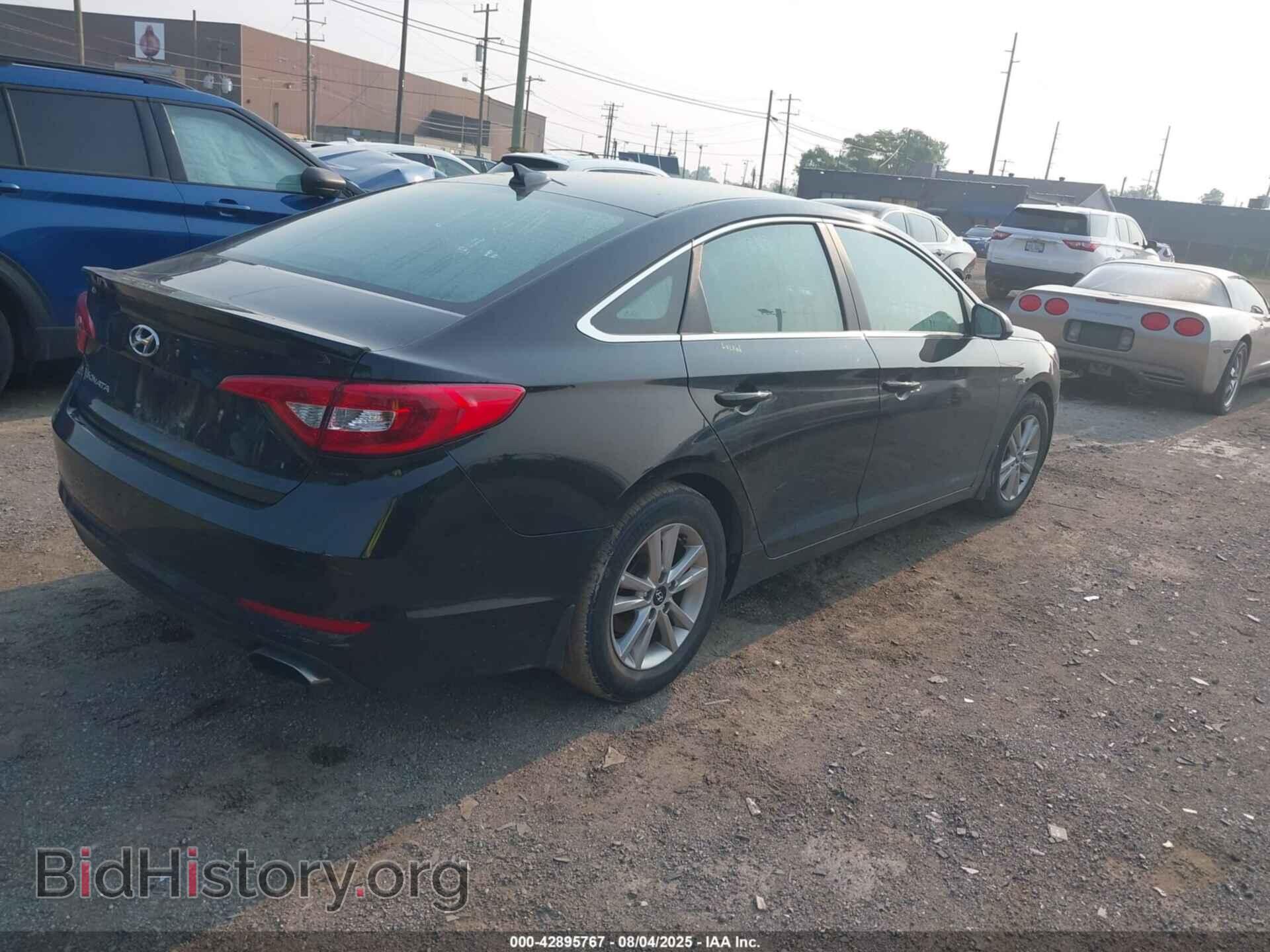 2017 HYUNDAI SONATA - VIN: 5NPE24AFXHH498703 - Фото 4