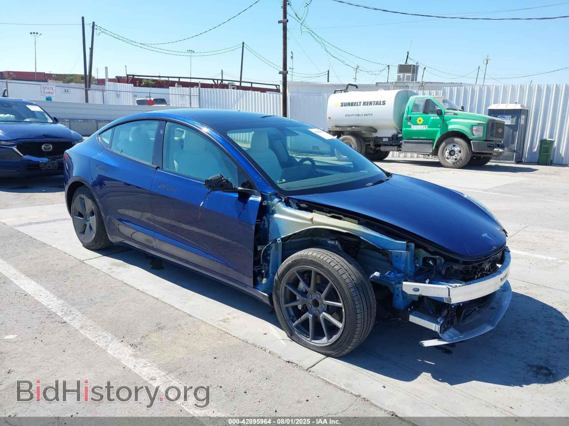 Photo 5YJ3E1EA4NF373346 - TESLA MODEL 3 2022