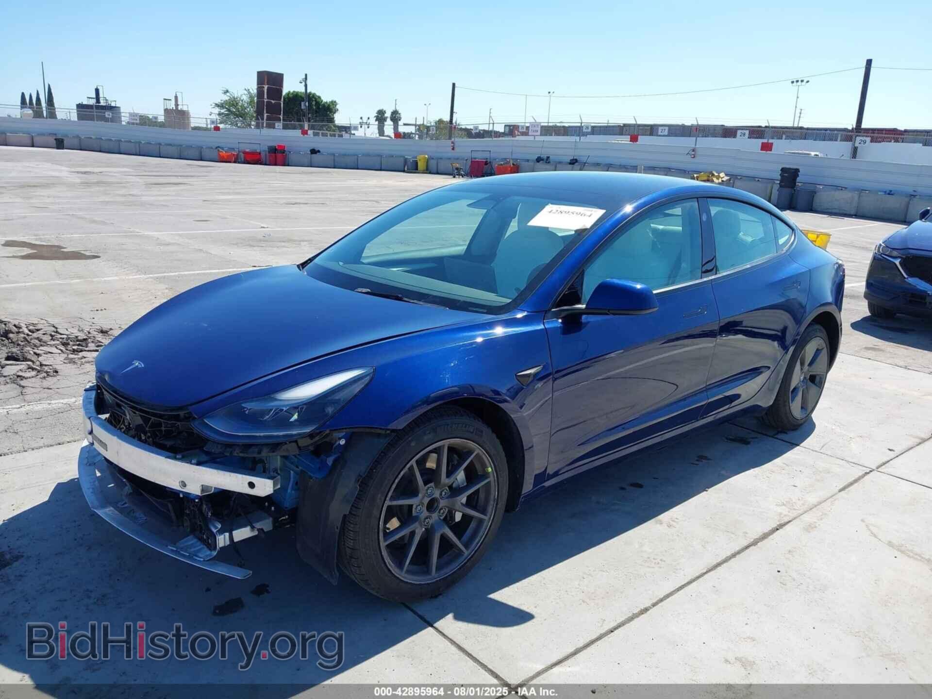 2022 TESLA MODEL 3 - VIN: 5YJ3E1EA4NF373346 - Фото 2