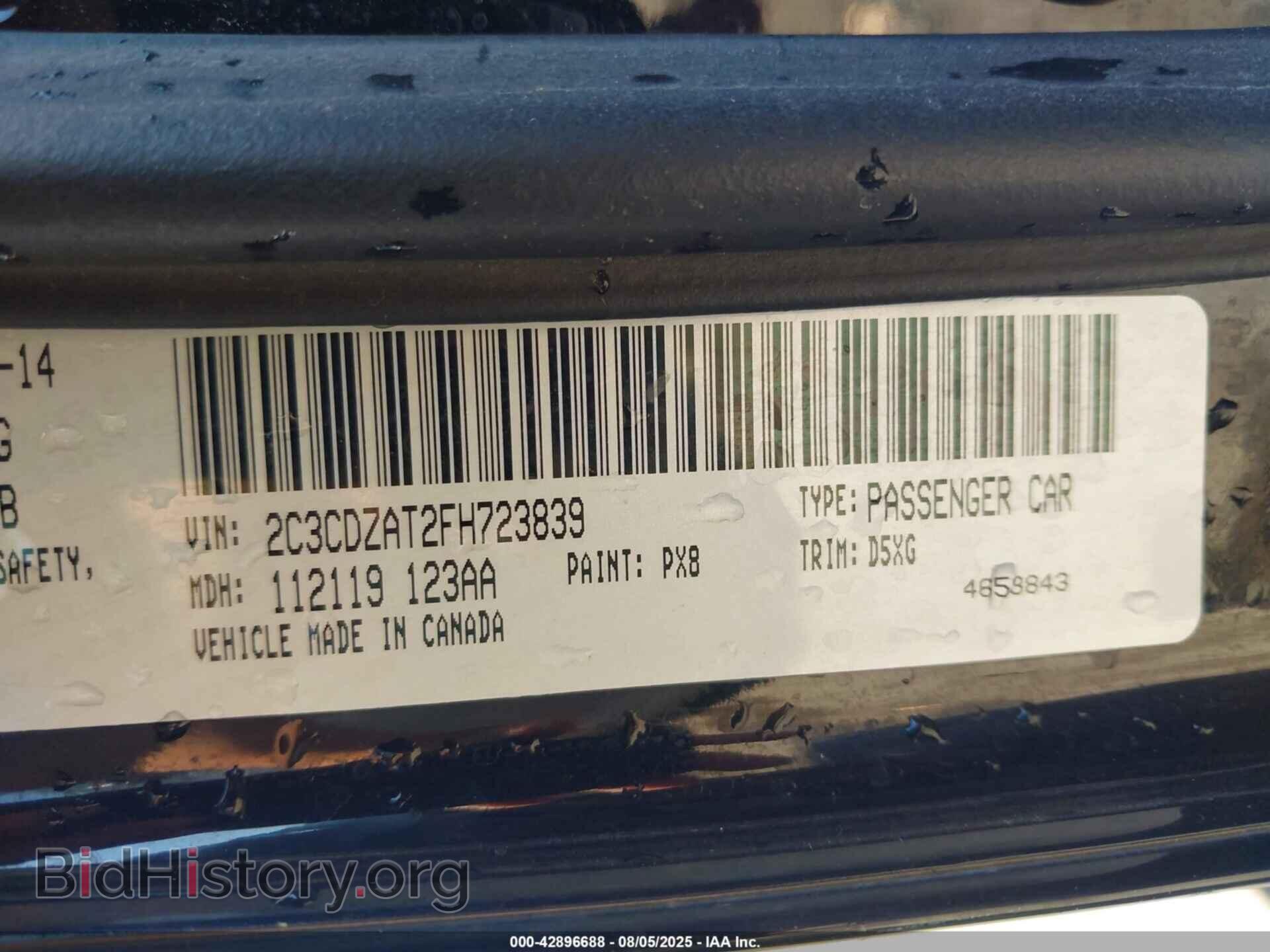 2015 DODGE CHALLENGER - VIN: 2C3CDZAT2FH723839 - Photo 9