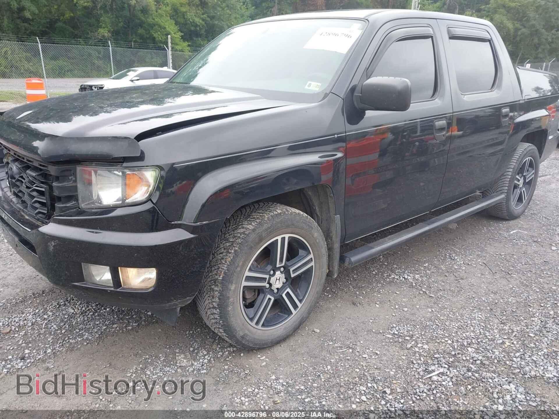 2014 HONDA RIDGELINE - VIN: 5FPYK1F77EB012377 - Фото 2