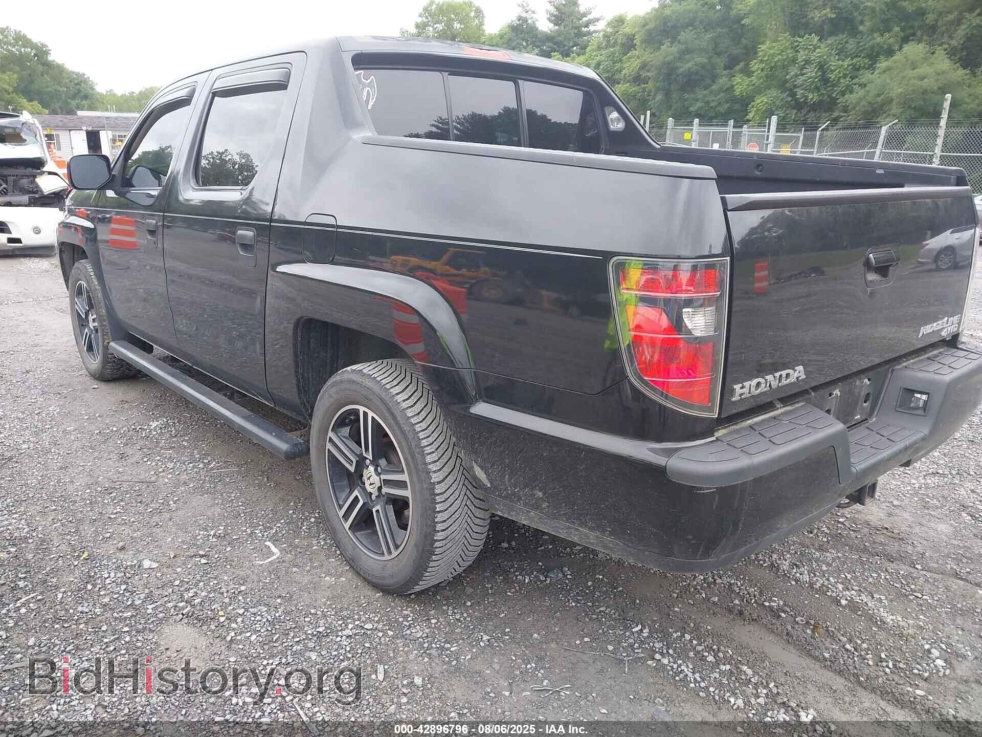 2014 HONDA RIDGELINE - VIN: 5FPYK1F77EB012377 - Фото 3