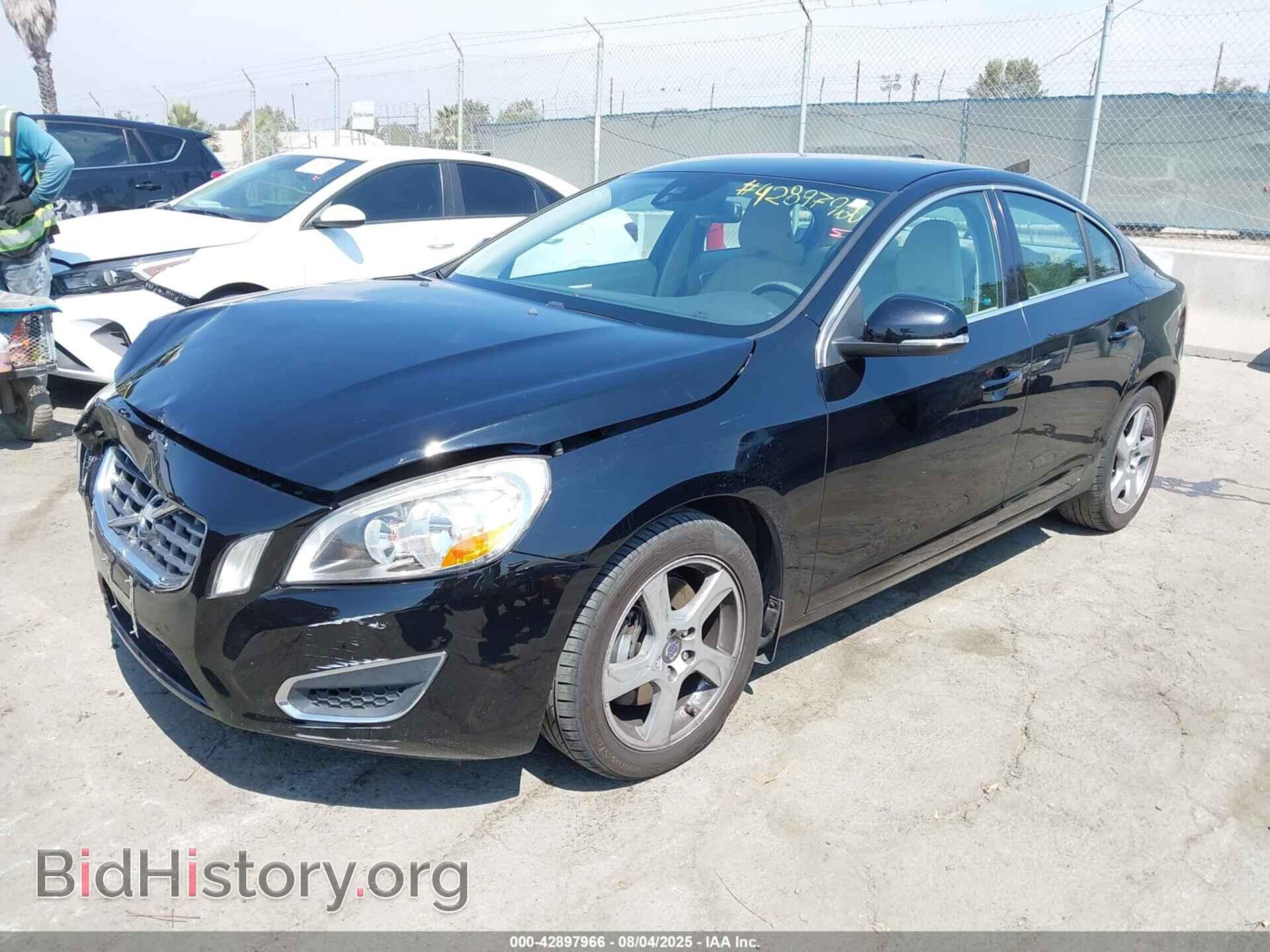 2012 VOLVO S60 - VIN: YV1622FS7C2105212 - Фото 2