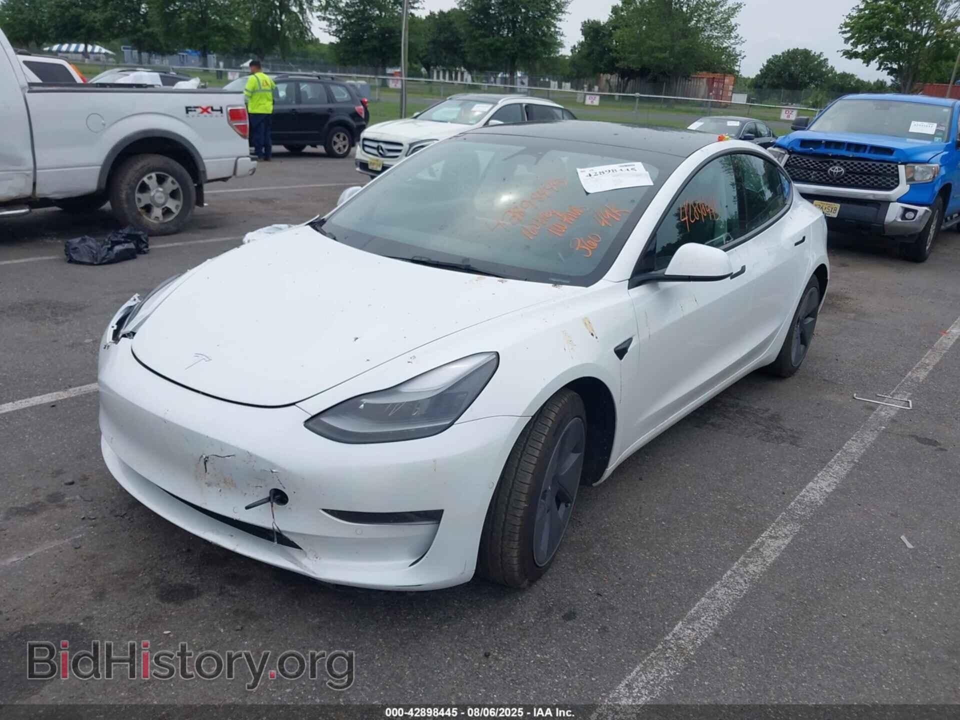 2022 TESLA MODEL 3 - VIN: 5YJ3E1EA9NF316639 - Фото 2