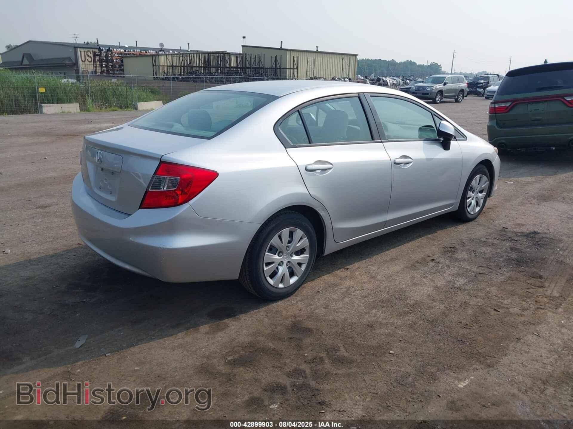 2012 HONDA CIVIC - VIN: 19XFB2F5XCE372783 - Фото 4