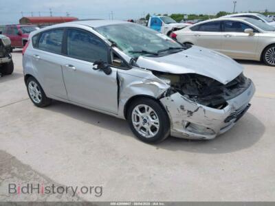 2015 Ford FIESTA SE, silver — VIN 3FADP4EJ6FM145867, IAAI