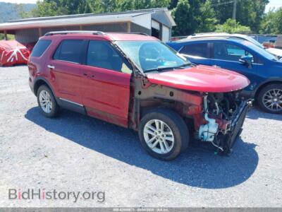 2013 Ford EXPLORER XLT, red — VIN 1FM5K8D88DGB76043, IAAI