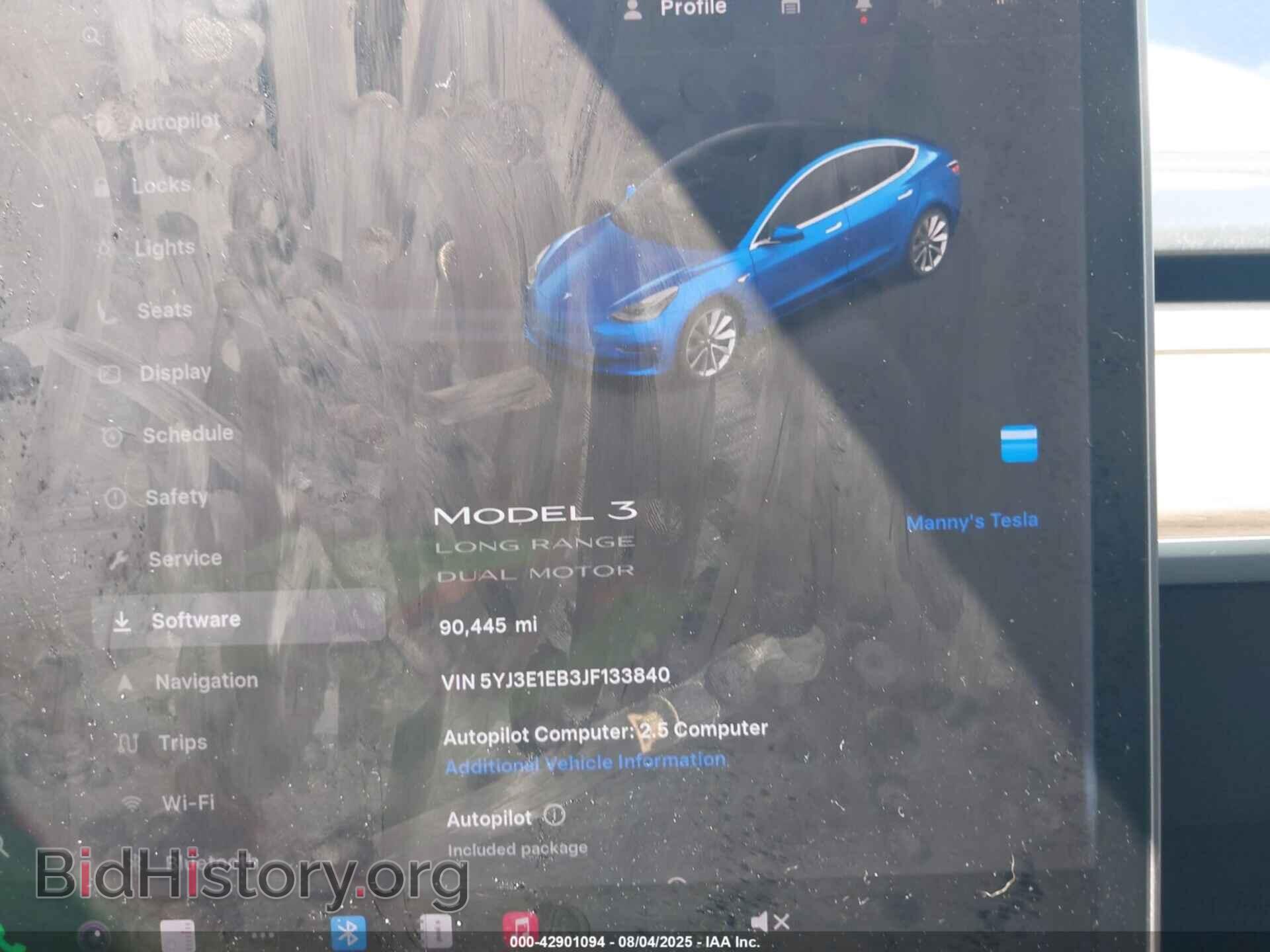 2018 TESLA MODEL 3 - VIN: 5YJ3E1EB3JF133840 - Фото 7