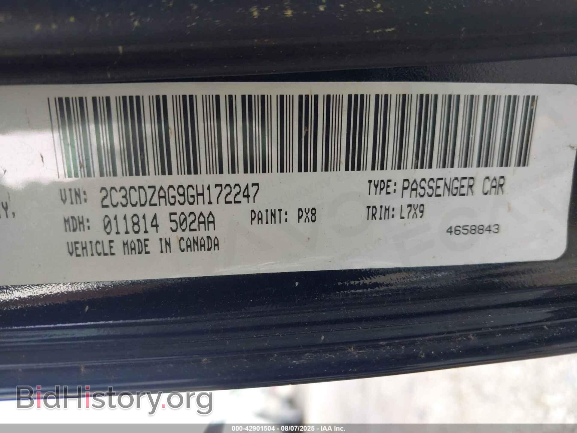 2016 DODGE CHALLENGER - VIN: 2C3CDZAG9GH172247 - Photo 9