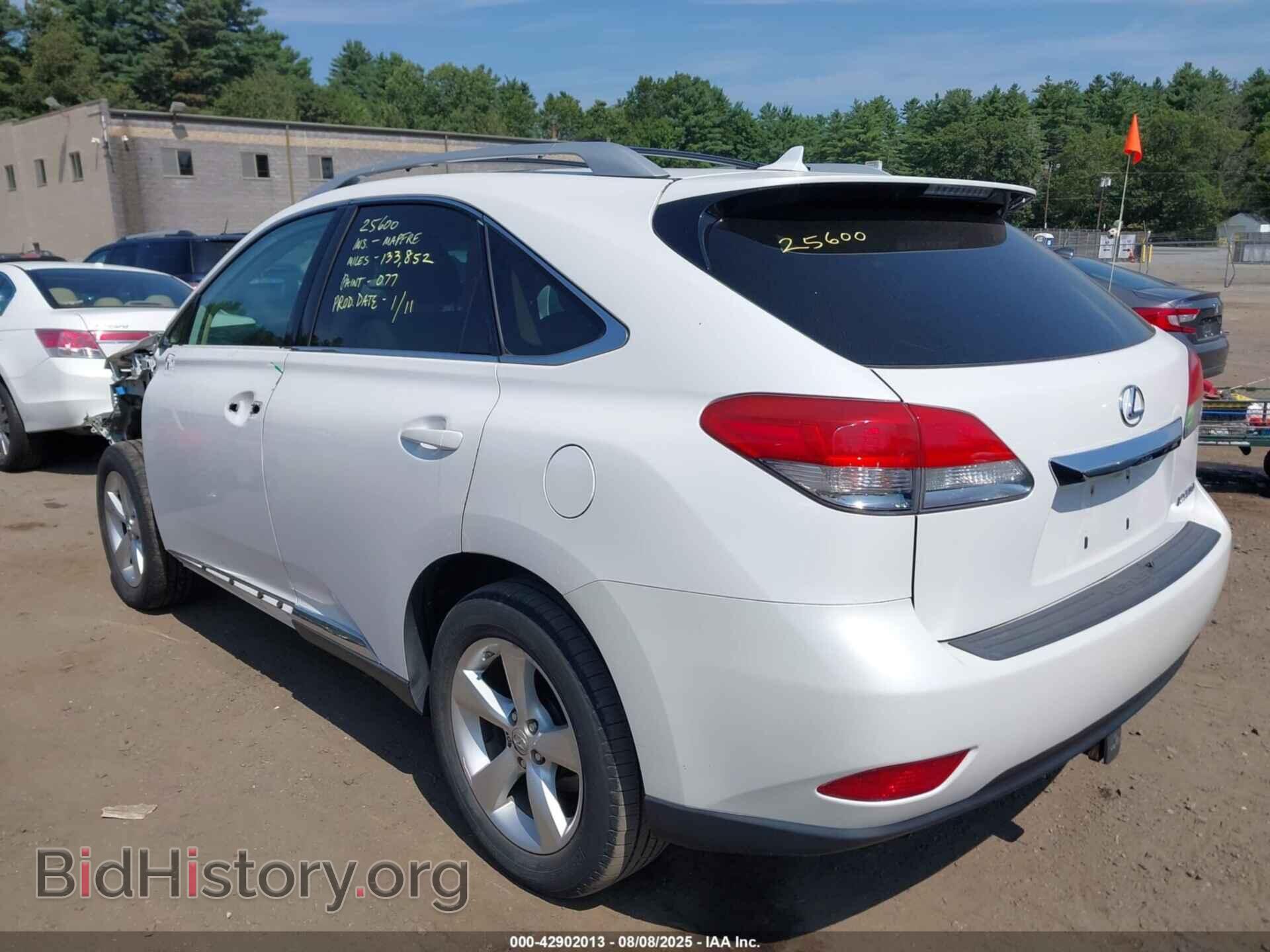 2011 LEXUS RX 350 - VIN: 2T2BK1BA5BC097859 - Фото 3