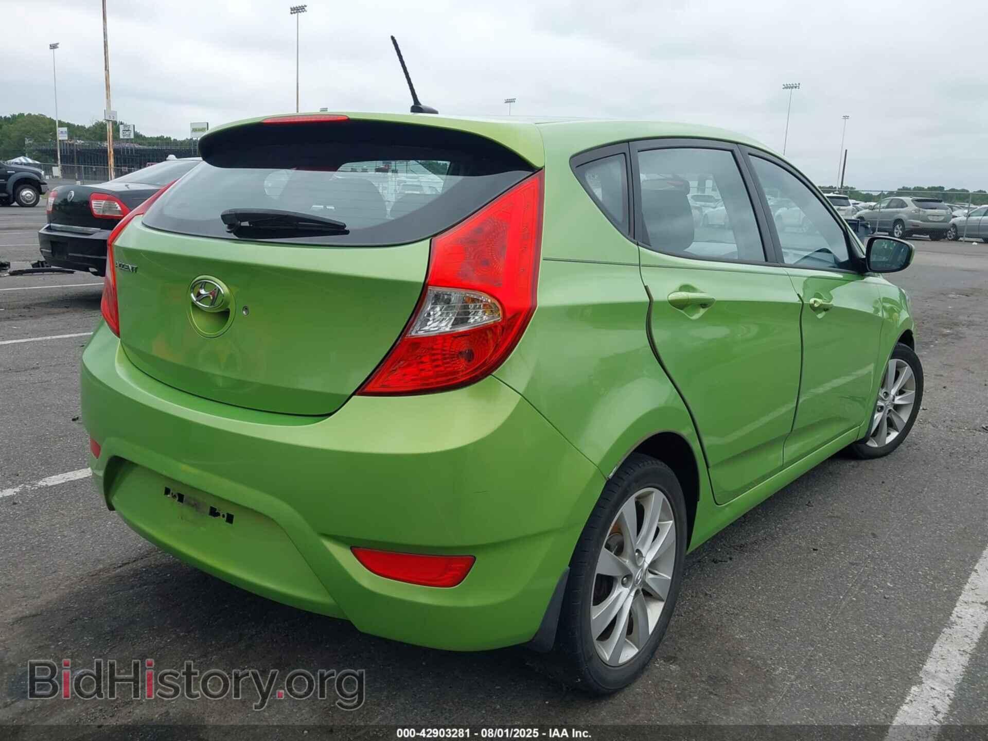 2012 HYUNDAI ACCENT - VIN: KMHCU5AE9CU037470 - Фото 4
