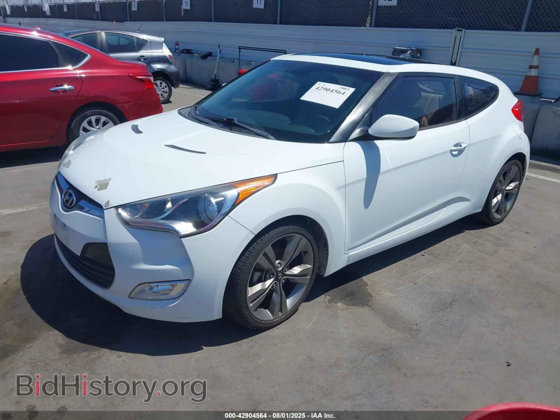 2013 HYUNDAI VELOSTER - VIN: KMHTC6AD0DU108461 - Фото 2