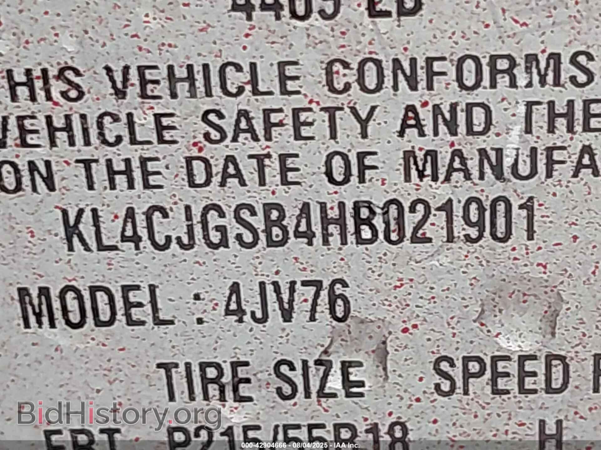 2017 BUICK ENCORE - VIN: KL4CJGSB4HB021901 - Фото 9