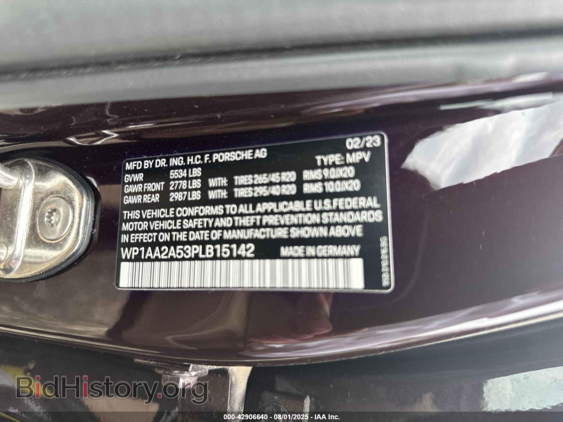 2023 PORSCHE MACAN - VIN: WP1AA2A53PLB15142 - Фото 9